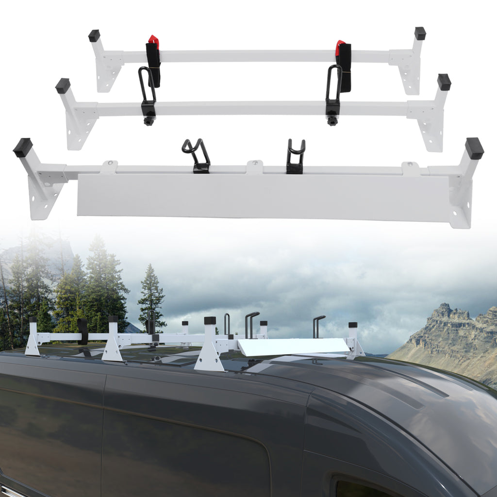 Rooftop Ladder Racks Roof Ladder Rack with Wind Deflector – Maxdition